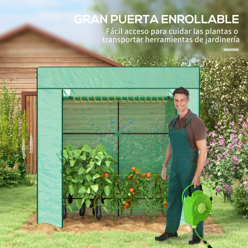 Serra da Giardino ¨C Minimal ¨C Verde 196x77x197 cm
