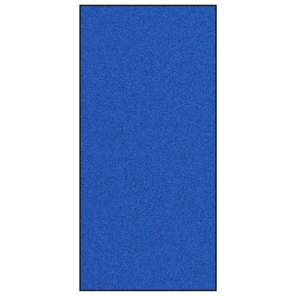 Zerbino | Tappetino Blu e Nero 120 x 250 cm 100% Poliammide