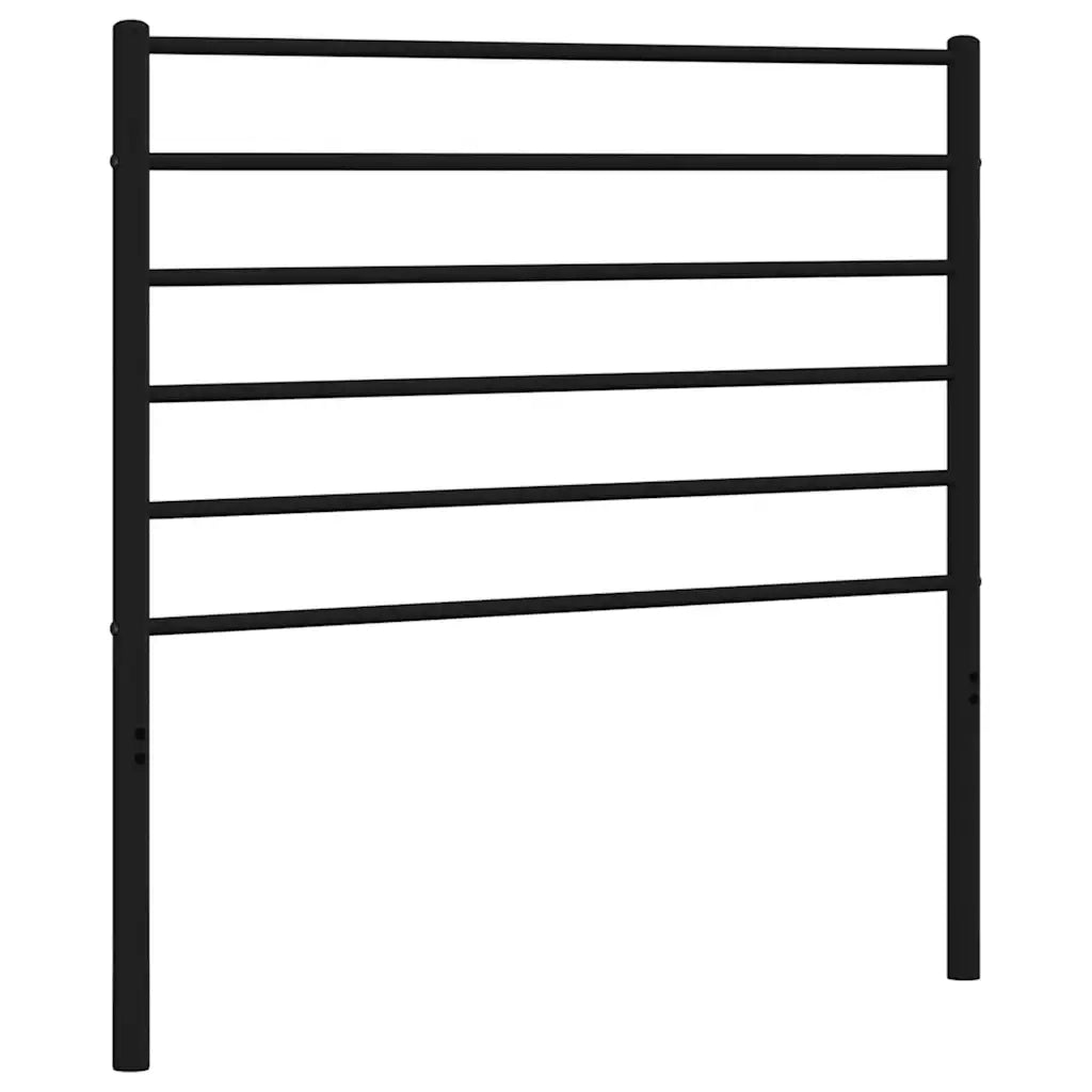 Testiera | Testata di Ricambio in Metallo Nero 90 cm