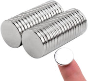 Set di magneti forti 30 pezzi, magneti neodymium 15 mm x 2 mm a forma rotonda per hobby, magneti forti per lavagne magnetiche, piccoli supermagneti extra forti per hobby, lavagne bianche, uffici, foto, magneti per frigorifero