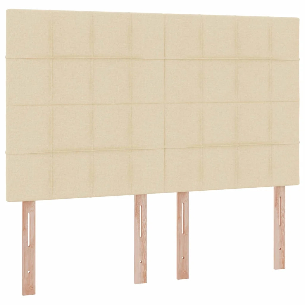 Letto con contenitore e materasso Crema 140 x 200 cm Poliestere 3371788