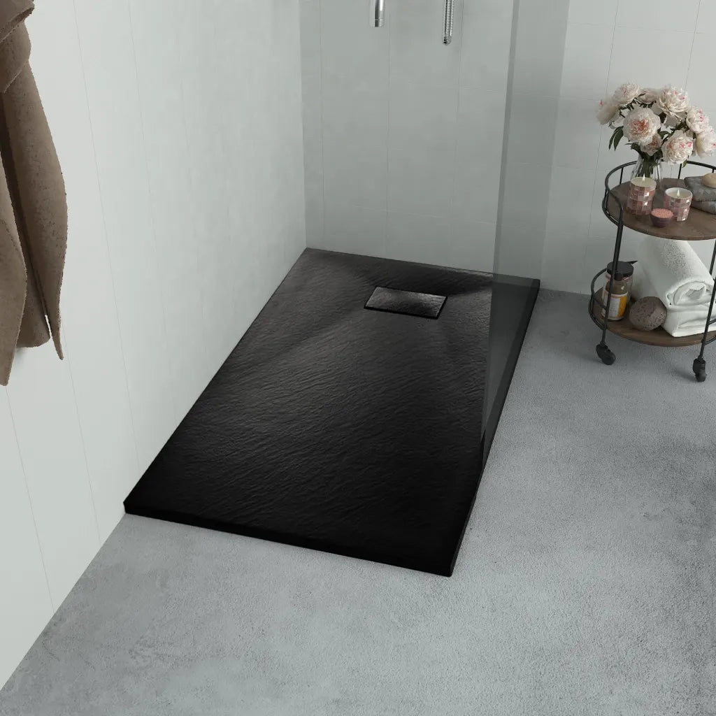 Piatto Doccia in SMC Nero 120x70 cm 144783