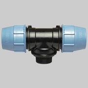 TEE 90° CON DERIVAZIONE MASCHIO PLASTICA  90 x 4     UNIDELTA