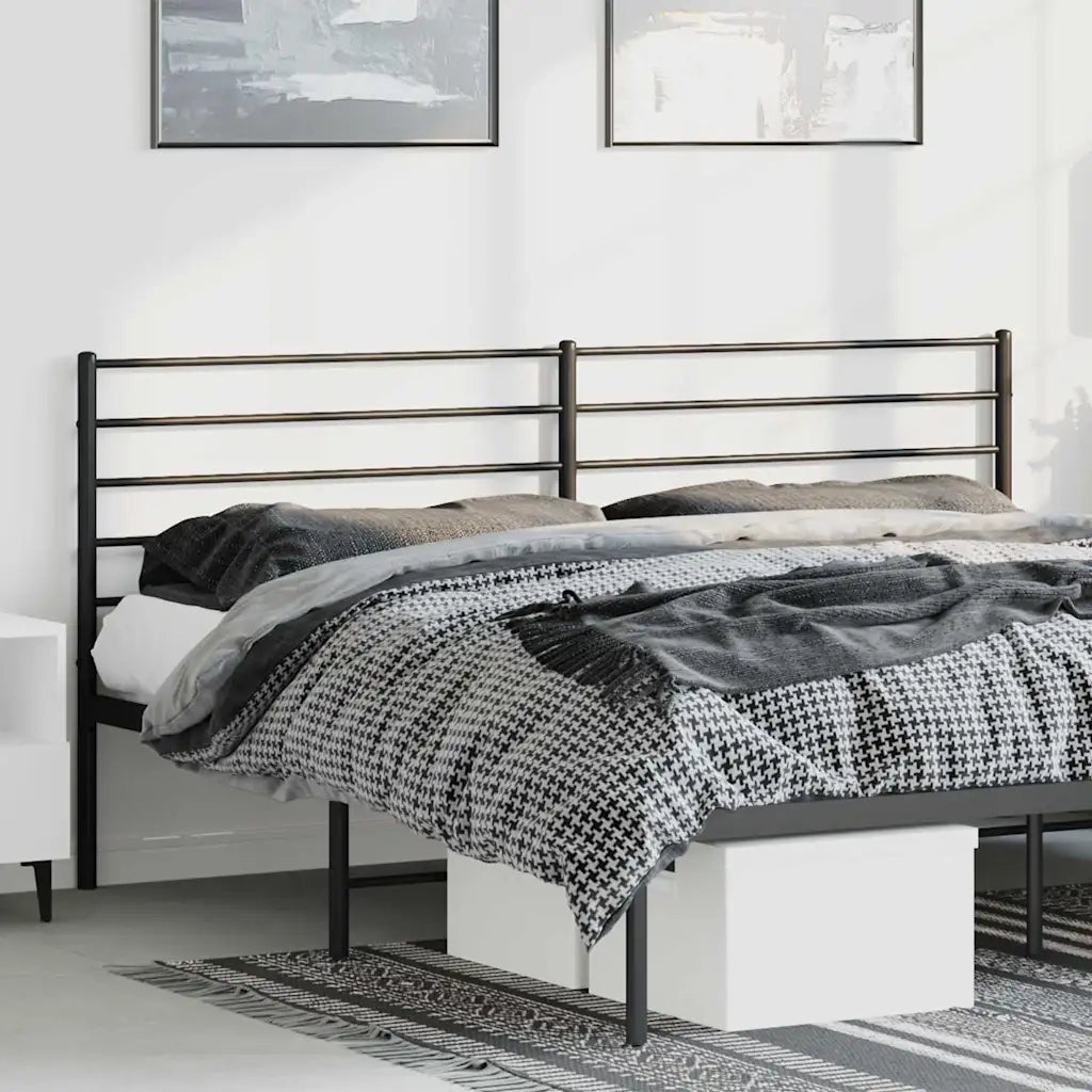 Testiera di Ricambio in Metallo Nero 193 cm 352356
