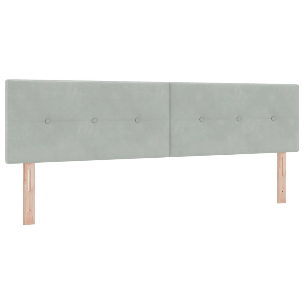 Letto box spring con materasso Grigio Chiaro 180 x 200 cm 3451727