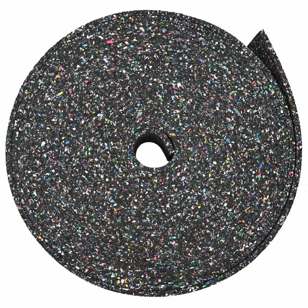 Rotolo di Granulato in Gomma Nero 2000 x 12 x 0,8 cm Gomma 42027304