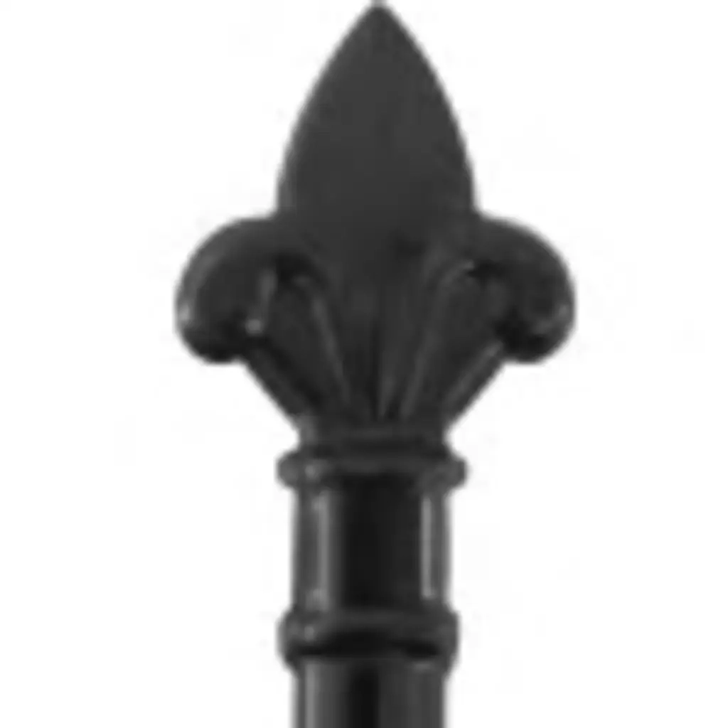 Cancello per recinzione Woerden Doppia porta con punta superiore 299,5x249,5 cm 145738