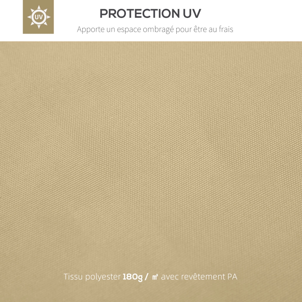 Tenda Giardino 3x3 m ¨C zephmum ¨C Beige