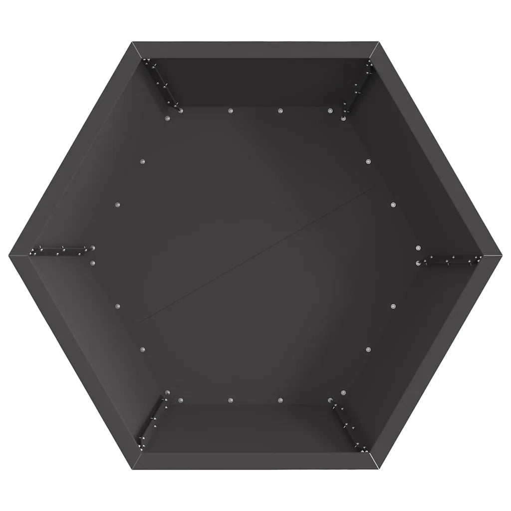 Focolare Nero 75 x 75 x 28 cm Acciaio 858996