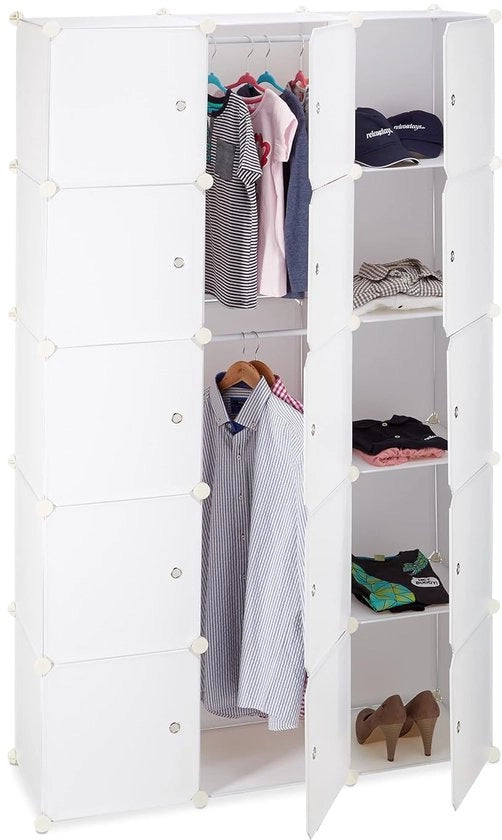 Garderoba individuale con 2 cordoni per vestiti - versatile e stile - 1 pezzo