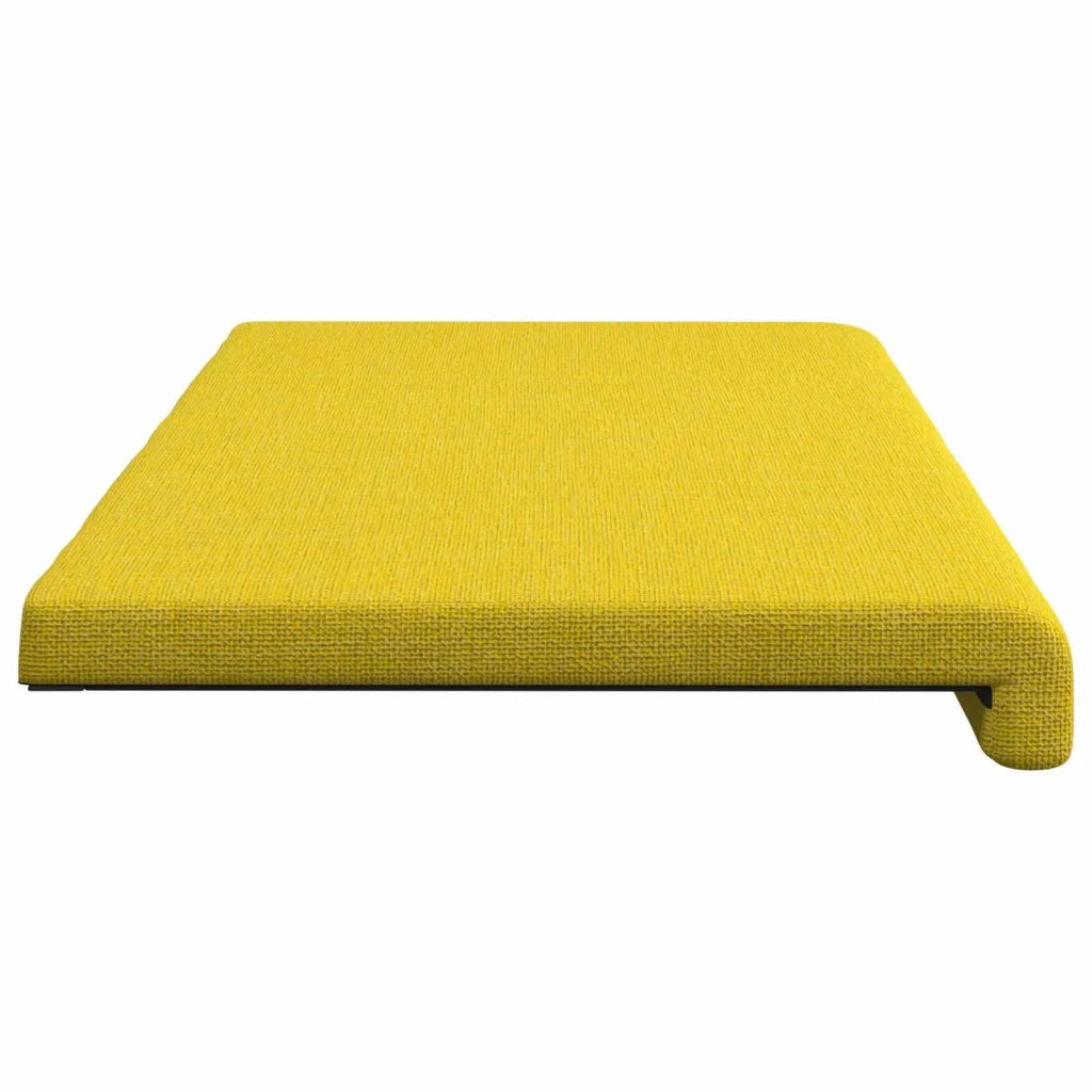 Cuscino per panchina Tessuto Giallo Chiaro Profondità 35 cm 42043325