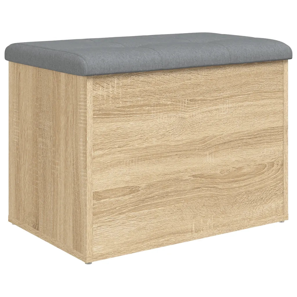 Panca Contenitore Rovere Sonoma 62x42x45 cm Legno Agglomerato 835042