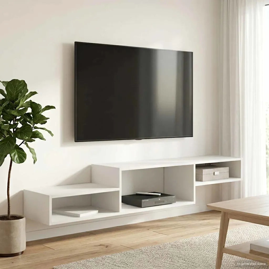 Mobile TV da Parete | Armadietto TV | Mobile Porta TV A Parete | Armadietto TV | Mobile Porta TV Legno antico 150 x 28 x 26 cm
