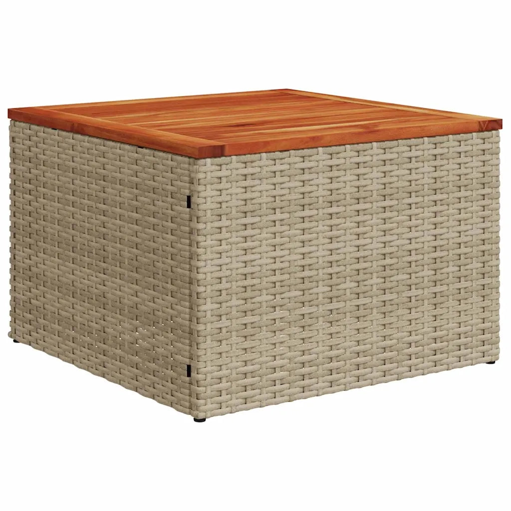 Set Divano da Giardino con cuscino 6 pcs Beige polyrattan 3359504