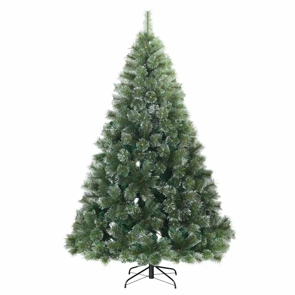 Albero di Natale Artificiale Snodato Foderato di Neve Verde 42019339