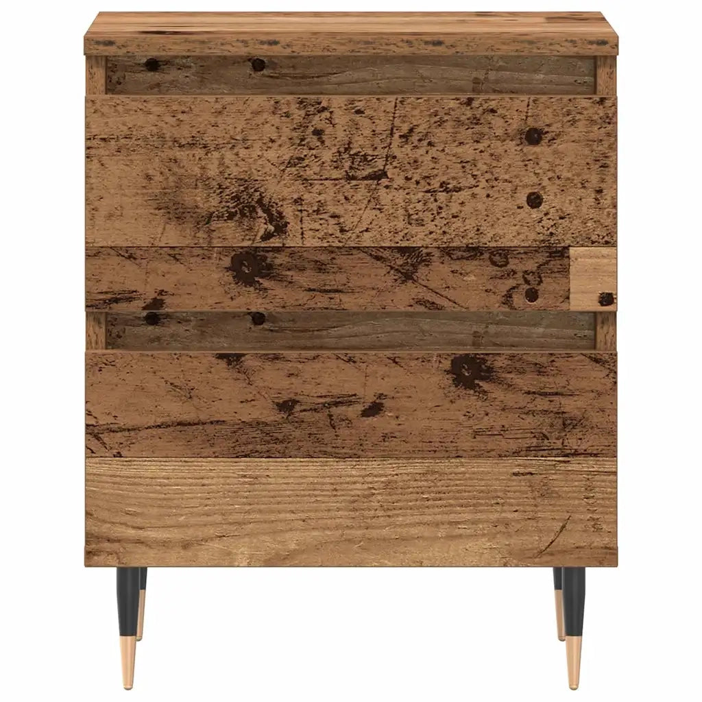 Armadio da Notte 2 pcs Legno vecchio 40 x 35 x 50 cm 863463