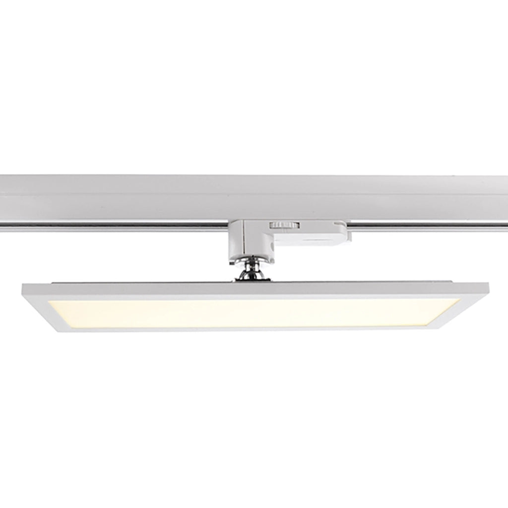 Faretto LED 20W track trifase pannello slim 3-Phasen luce orientabile 340 gradi negozio ufficio 230V BIANCO LUCE 4000K