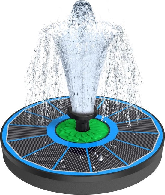 Pompa per fontana alimentata da energia solare 3,5 W per esterno 100% vetro 2023 aggiornamento per pompa per vasca con 8 effetti DIY - pompa per fontana galleggiante per giardino vasca per uccelli vasca per pesci.