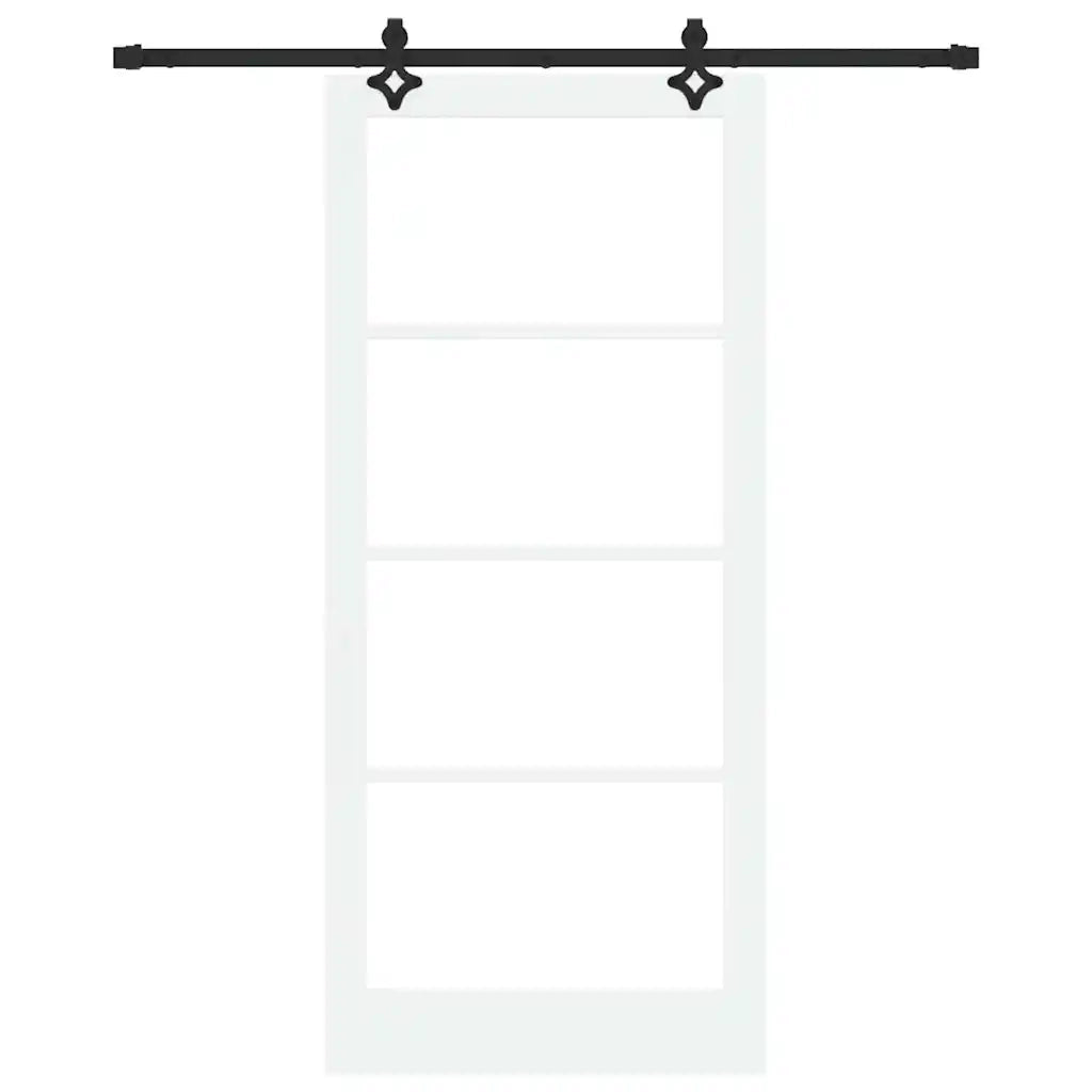 Porta scorrevole ORKDAL Bianco e Nero 93 x 211 cm 3332178