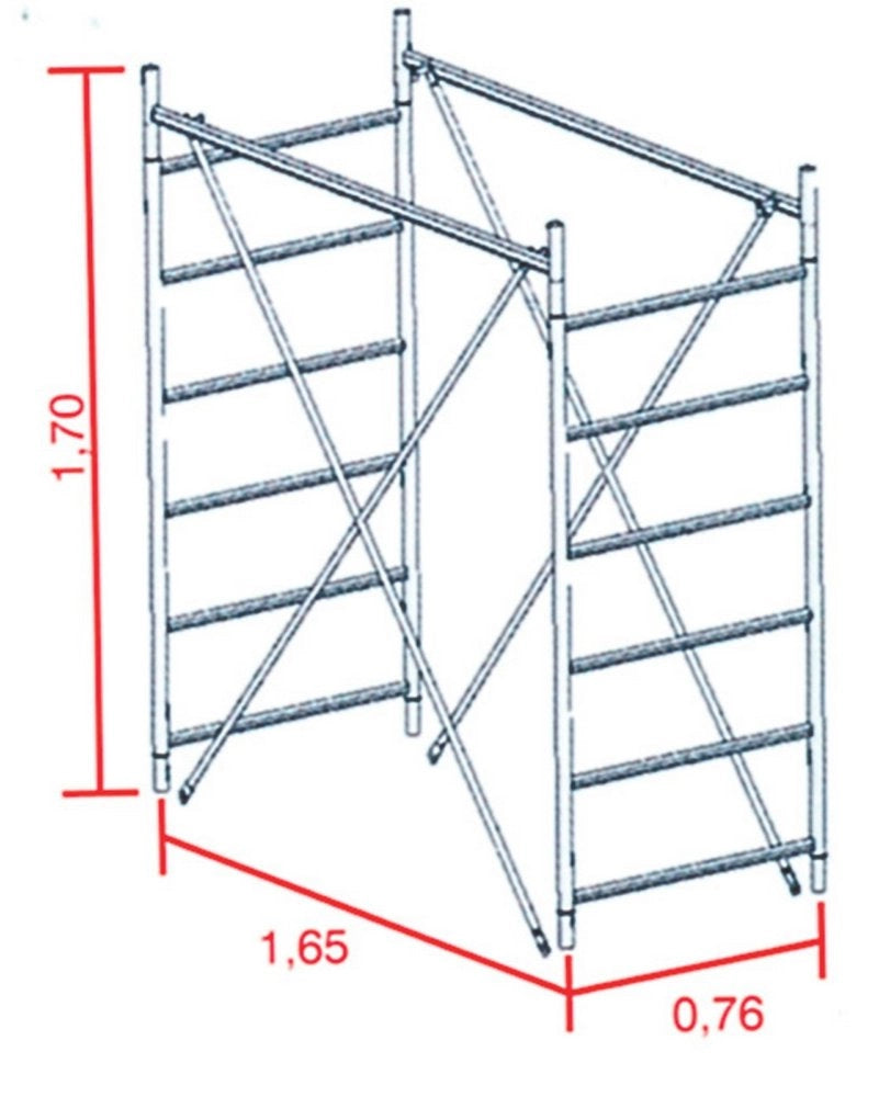 1pz alzata torre grim 170 cm cod:ferx.35920