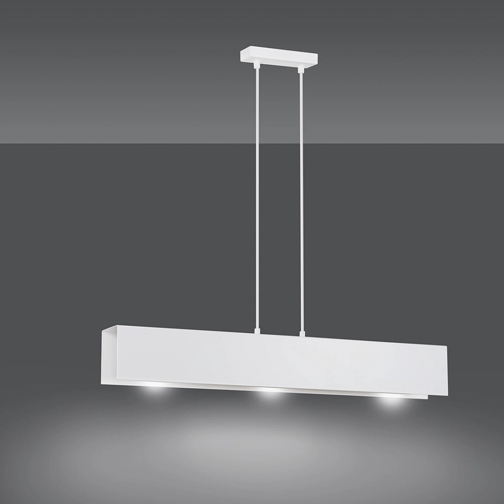 Lampada a sospensione Emibig Gentor 3 bianca 3xE27 100cm