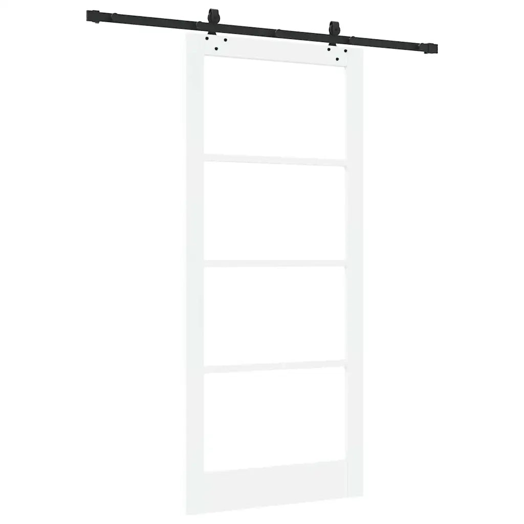 Porta scorrevole ORKDAL Bianco e Nero 93 x 211 cm 3332178