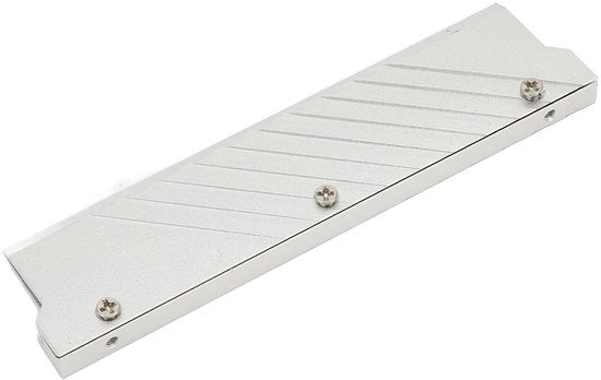 Koellichaam Professionale Design - Universale Scatola di Raffreddamento DDR5 - Raffreddamento Efficientissimo - Incluso Striscia di Raffreddamento e Viti - Dimensioni 134 x 34 x 8 mm - Scatola di Raffreddamento per Memoria