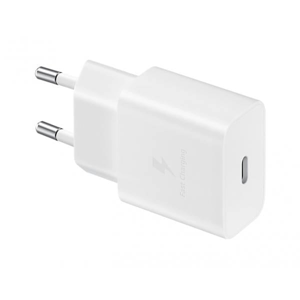 ALIMENTATORE SAMSUNG FAST EP-T1510XWEGEU 15W TYPE-C WHITE CON CAVO