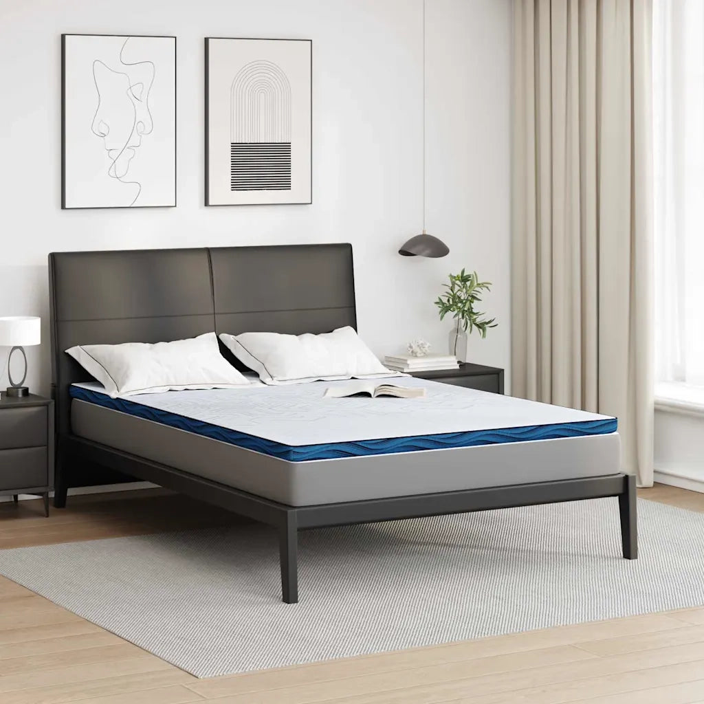 Topper per materasso Bianco 140 x 190 cm Tessuto Jacquard 4106259