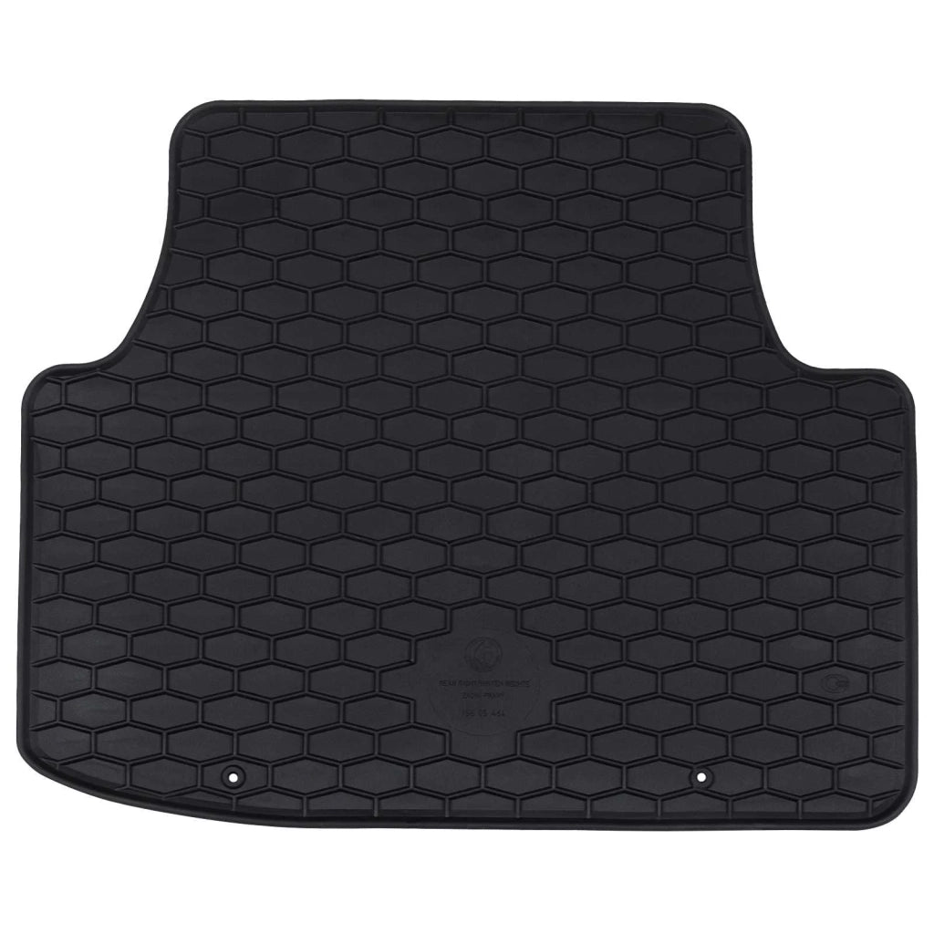 Tappetino per Auto 4 pcs Nero Gomma 42029136