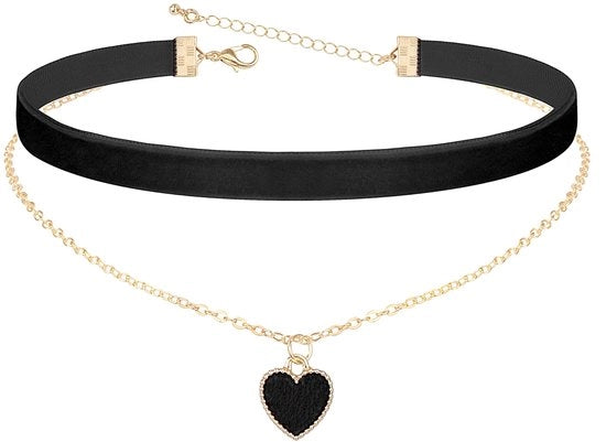 Collana in catena a strati regolabile per donna