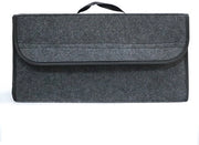 Organizzatore di bagagliaio in vilt. Utilizzabile come organizzatore di bagagliaio, box auto in vilt, cassetto bagagliaio, cassetto strumenti, adatto a tutti i modelli di auto. (Grigio - 3 mm spesso 50-24-15 cm)