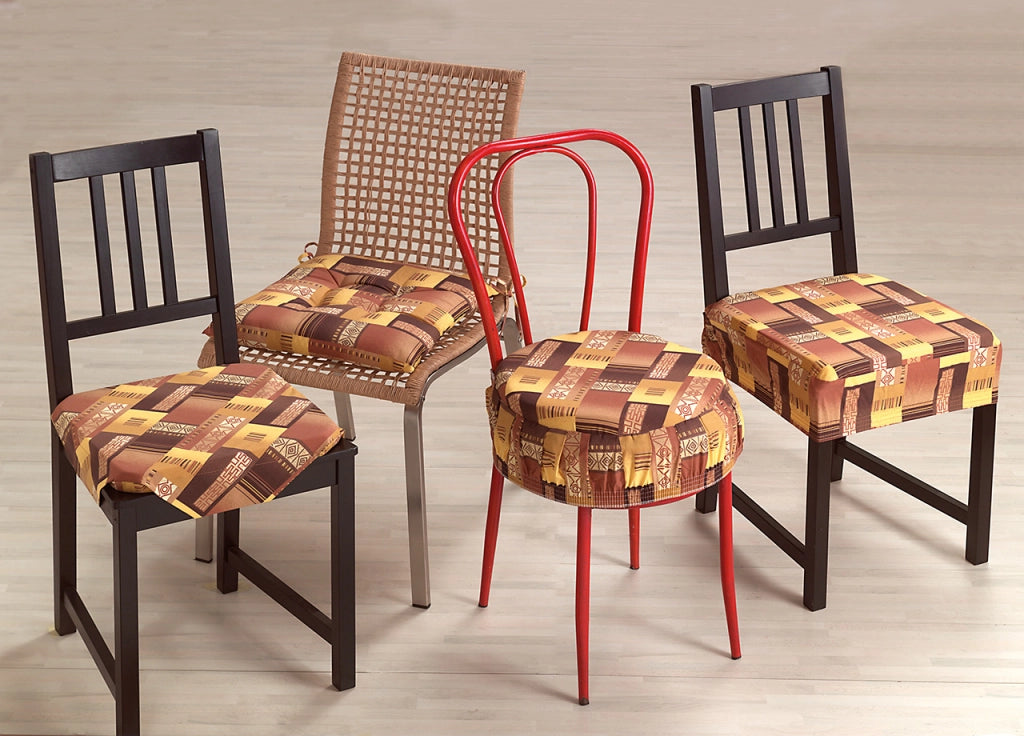 Set Cuscini Coprisedia Imbottiti Sfoderabili Modello Eldorado Made In Italy - Morbidone 4Pz - Blu