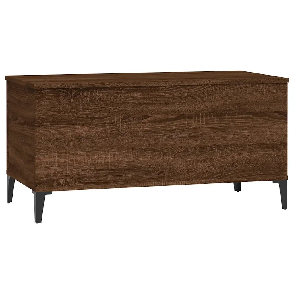 Tavolino salotto | Tavolino da caff¨¨ | Tavolino da Soggiorno Rovere Marrone 90x44,5x45 cm Legno Multistrato