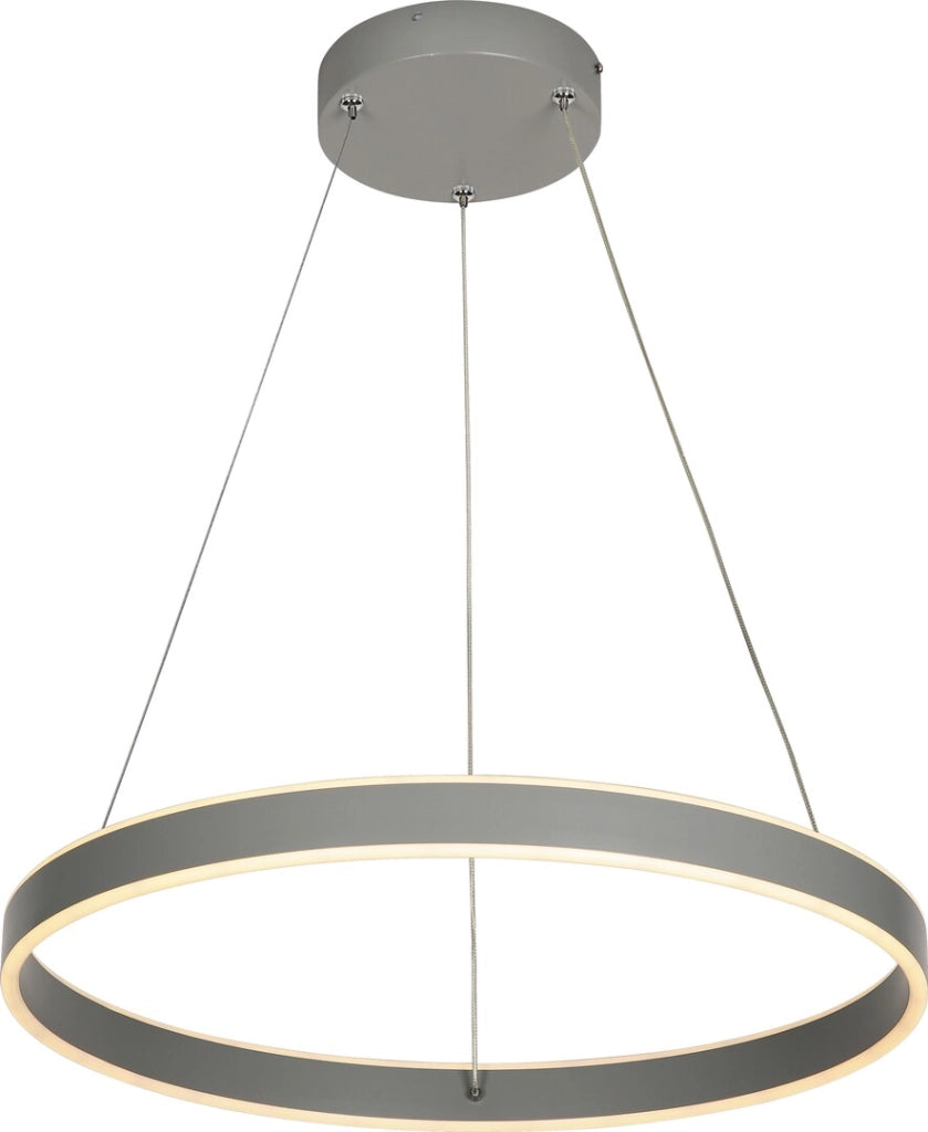Lampada a sospensione Rabalux Othello LED 36W Ø59 grigia