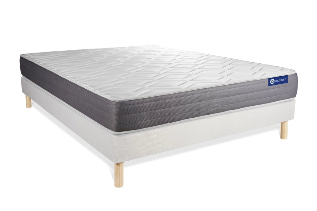 Kit rete e materasso Actilatex dream 130x210cm - Spessore : 22cm - Lattice e memory foam - Moderatamente rigido