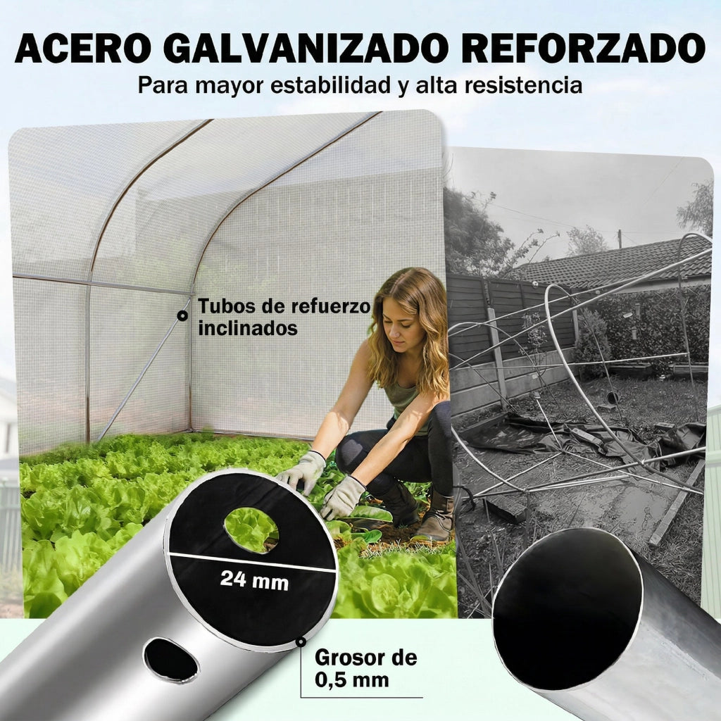 Serra Tunnel 4x3x2 m ¨C Minimal ¨C Bianco