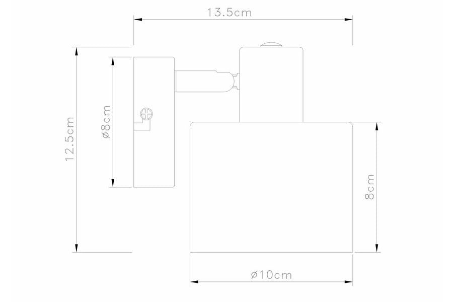 Applique Elmo cromata doppio vetro cristallo E14 40W