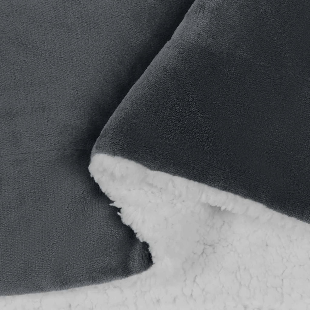 Coperta Grigio scuro 240 x 270 cm Panno 42016984