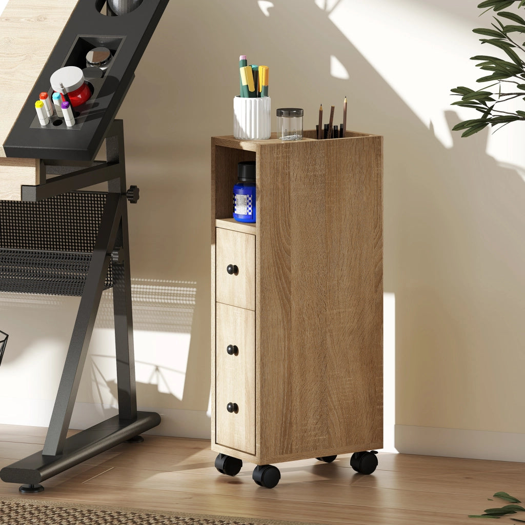 Mobile Bagno con Ruote ¨C zephmum ¨C Robe 18x30x68.5 cm