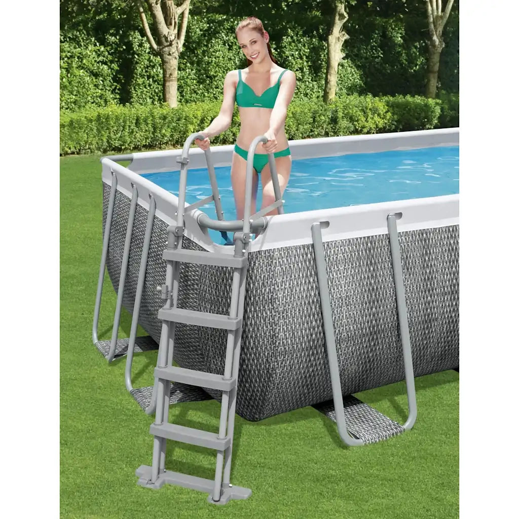 Bestway Scaletta per Piscina Flowclear a 4 Gradini 122 cm 93113