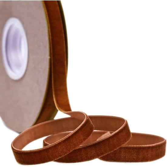 Flusso di Velluto 10 mm - Lint per Cadeau - Lint Decorativo - Banda per Gioielli - Banda per Festival - Lint per Attività di Fai da Te - 20 Yard di Lunghezza - Lint Decorativo