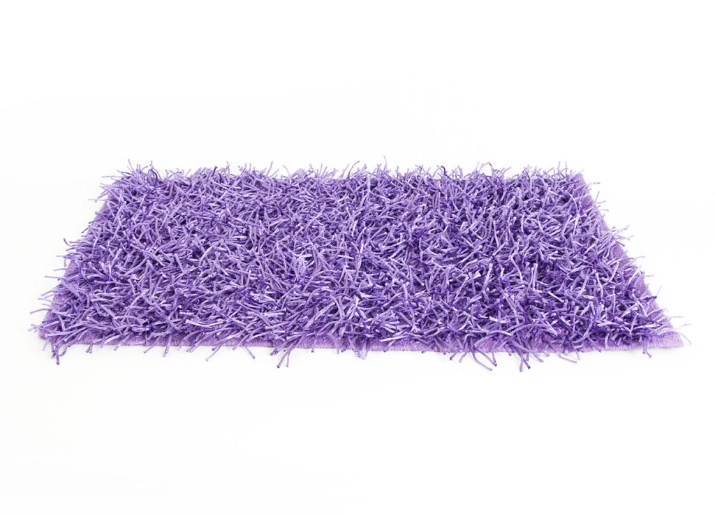 Tappeto Da Cucina E Da Salotto Modello Shaggy - 200x200cm - Viola