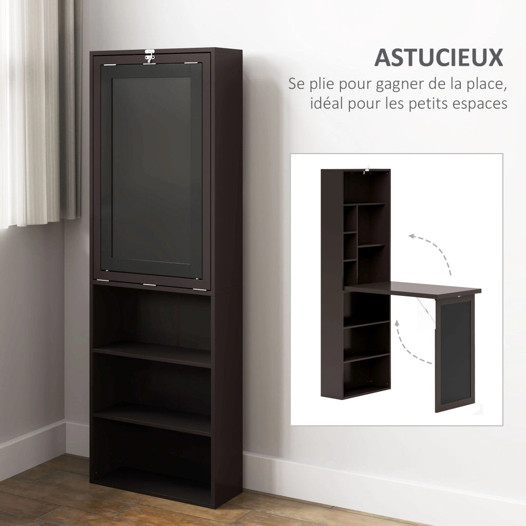 Scrivania con libreria e scaffale regolabile ¨C Minimal ¨C bianco