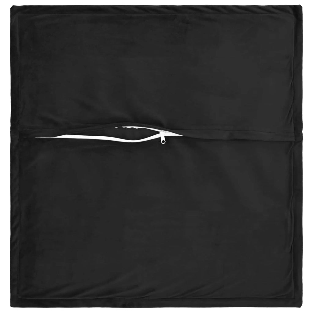 Federa 2 pcs HOUTEN Nero 65 x 65 cm Velluto 920977