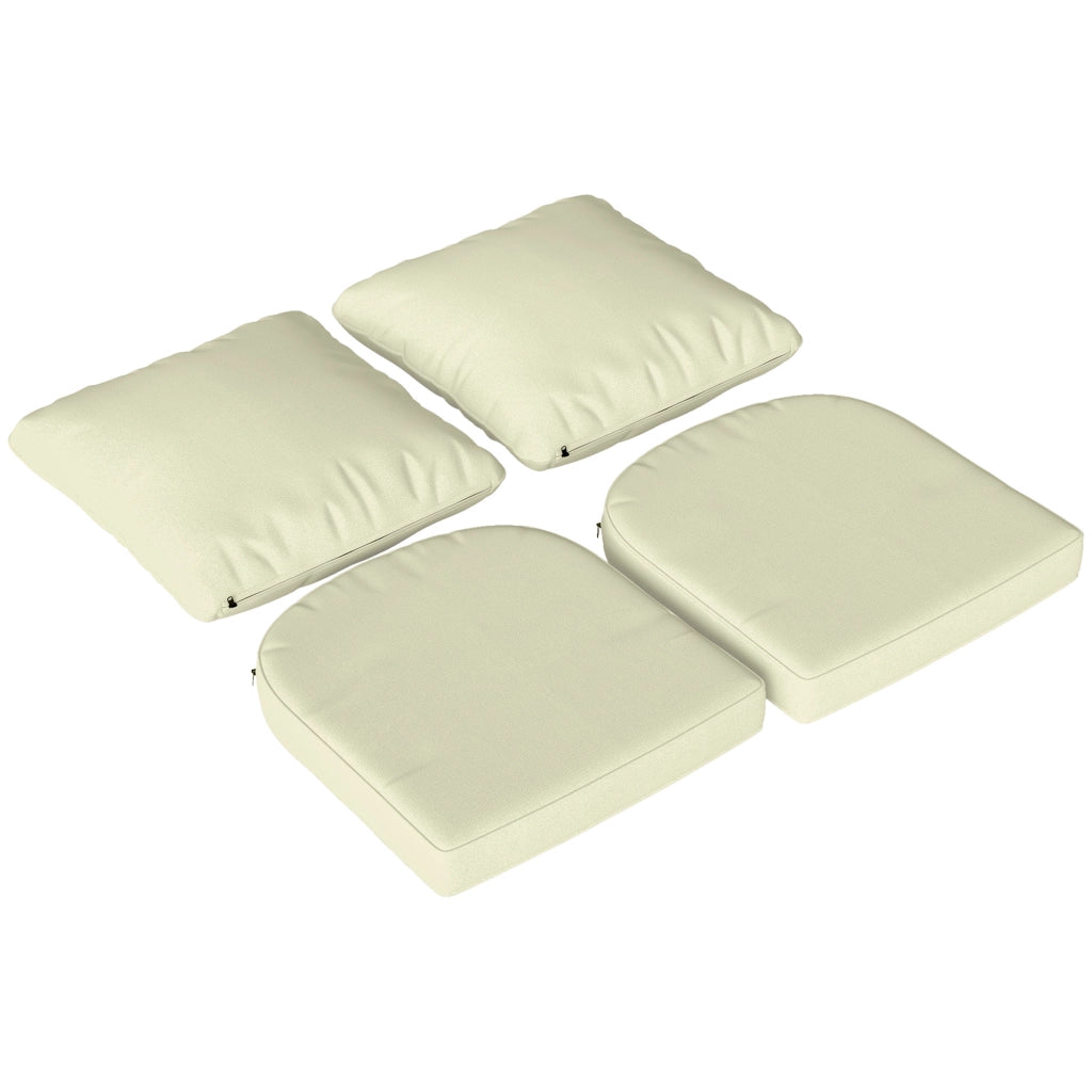Poltrona Relax con Cuscini ¨C Zephmum ¨C Crema