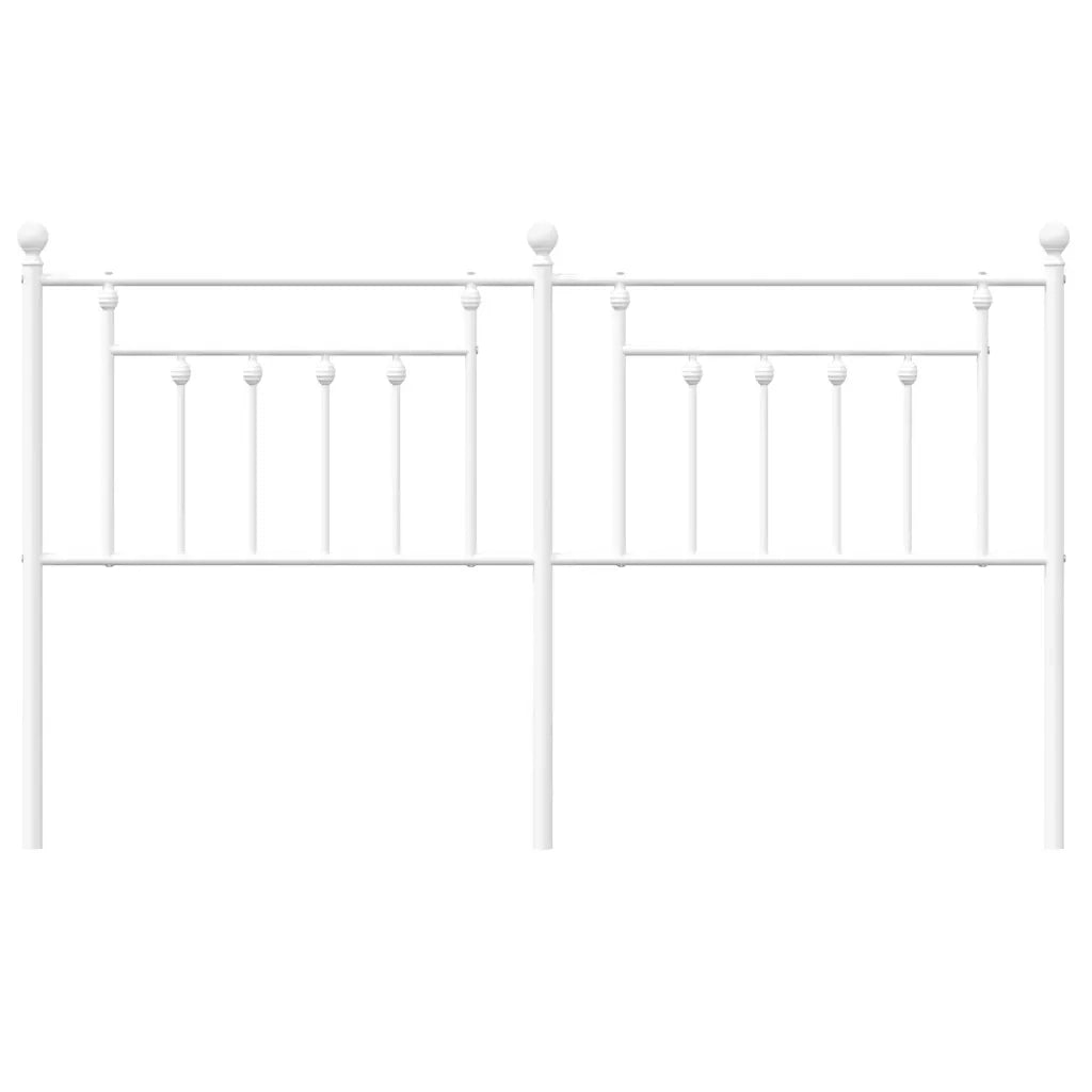 Testiera di Ricambio in Metallo Bianco 160 cm 353621