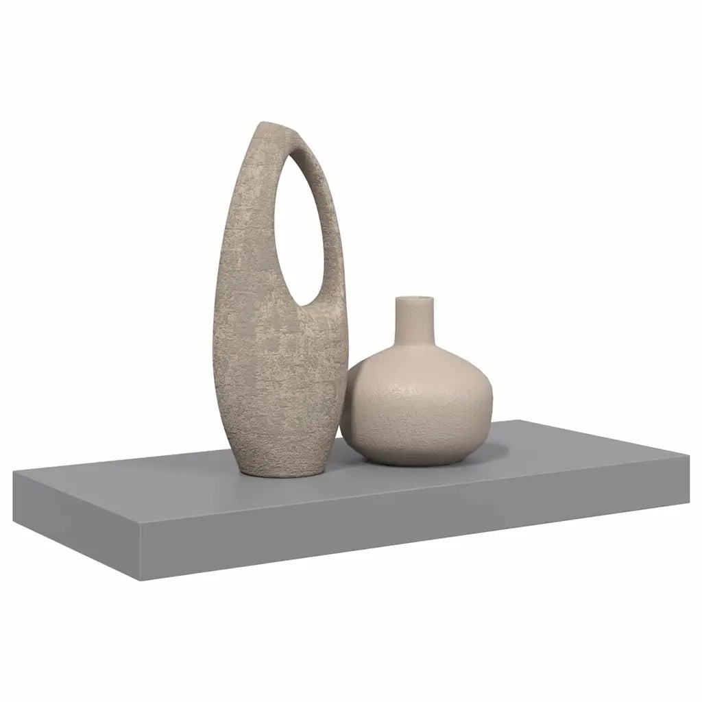 Scaffale a Parete Grigio 50x23x3,8 cm in MDF 323850