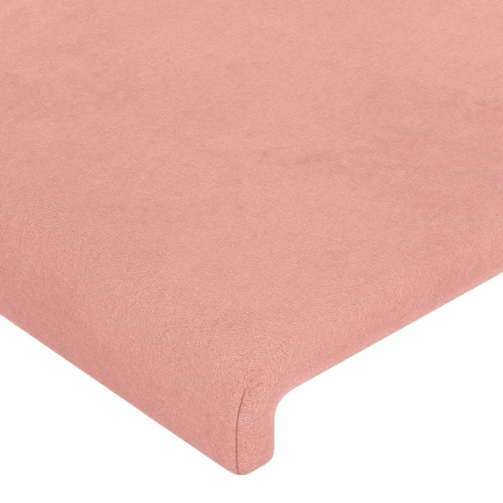 Testiera ad Orecchio-Testata con Orecchie Nera 93x16x118/128 cm in Velluto 548594