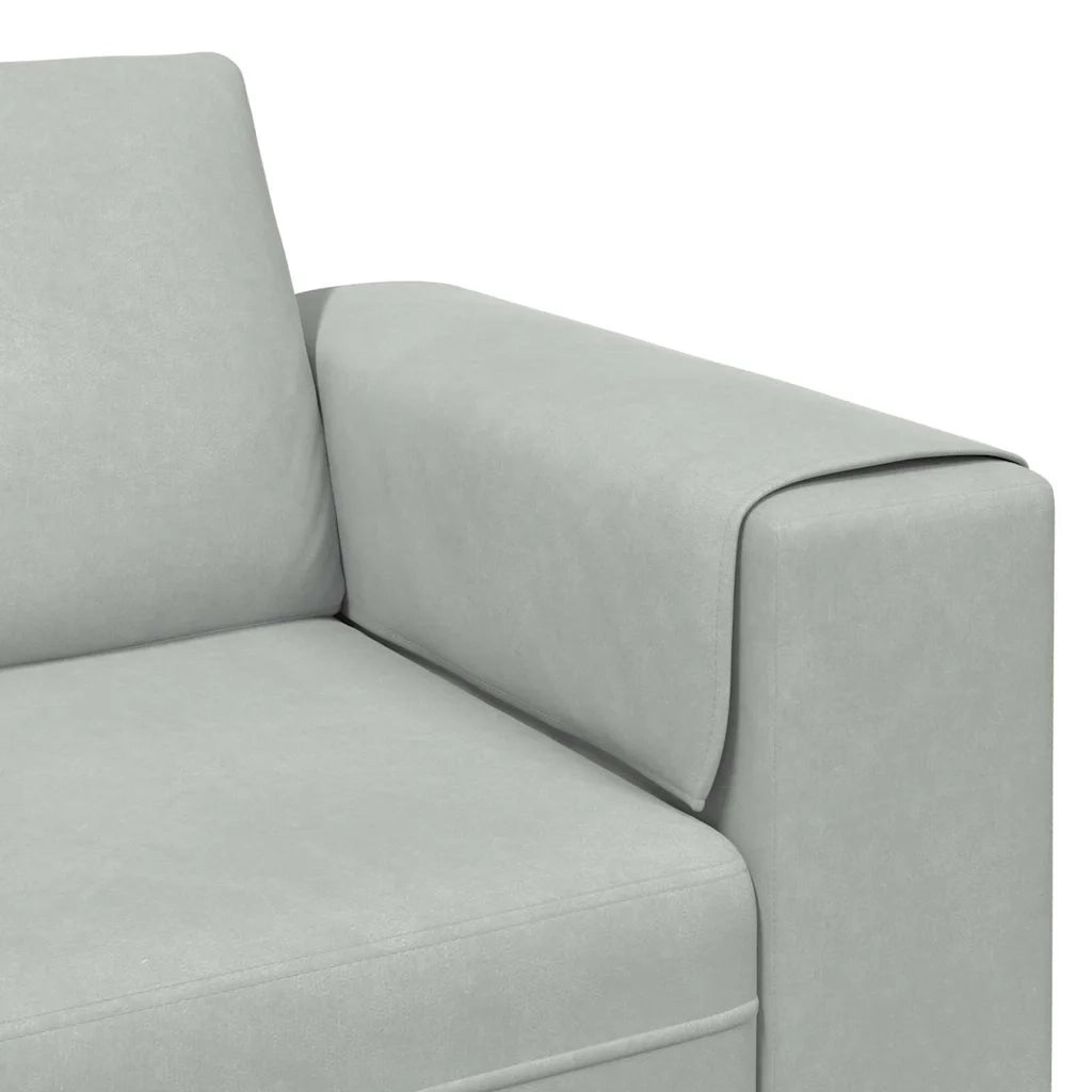 Divano per Soggiorno Grigio chiaro 250 x 77 x 76 cm 3335091
